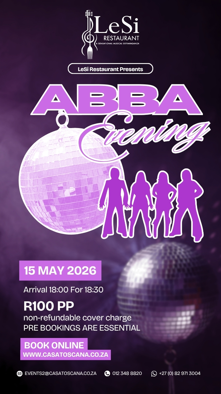 ABBA Themed evening (May)